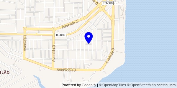 Mapa de Esperantina - Fisioterapeutas