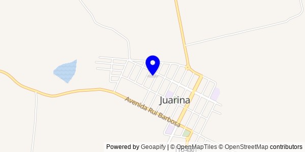 Mapa de Juarina - Fisioterapeutas