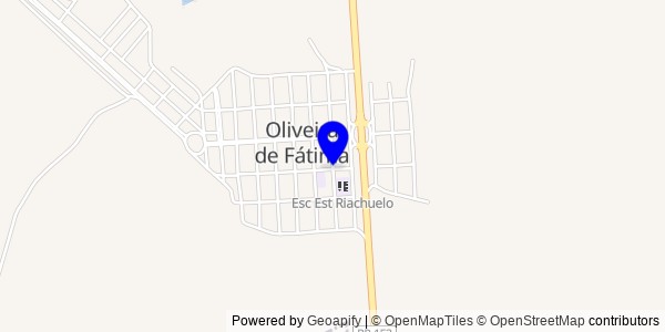 Mapa de Oliveira de Fátima - Nutricionistas