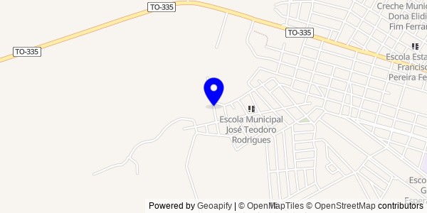 Mapa de Palmeirópolis - Nutricionistas