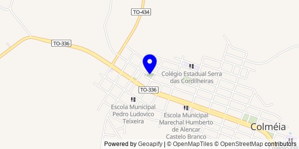 Mapa de Colméia - Fisioterapeutas