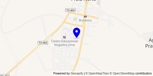 Mapa de Praia Norte - Nutricionistas