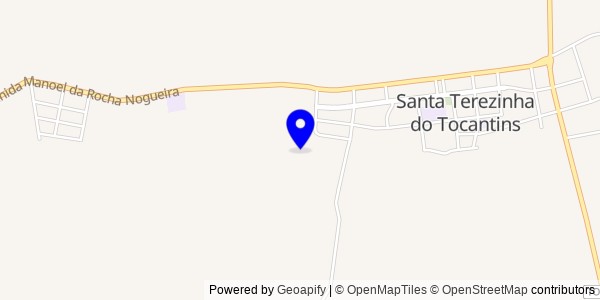 Mapa de Santa Terezinha do Tocantins - Nutricionistas