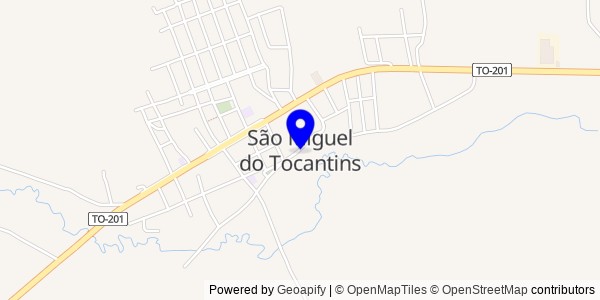 Mapa de São Miguel do Tocantins - Fisioterapeutas