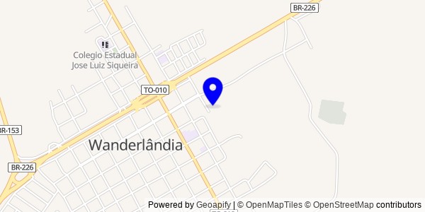 Mapa de Wanderlândia - Fisioterapeutas