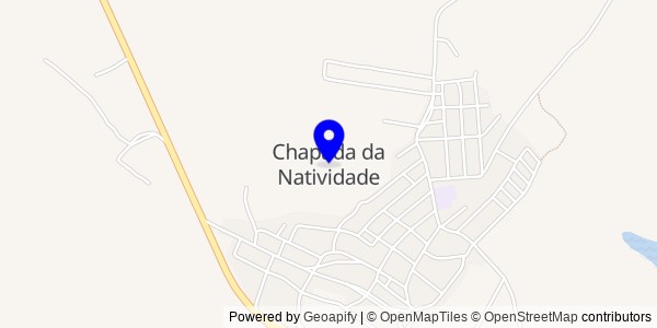 Mapa de Chapada da Natividade - Fisioterapeutas