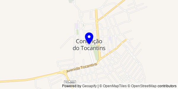 Mapa de Conceição do Tocantins - Fisioterapeutas