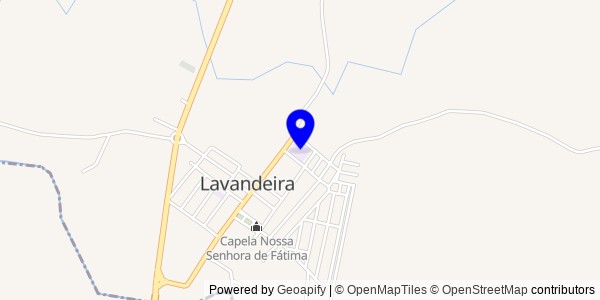 Mapa de Lavandeira - Nutricionistas