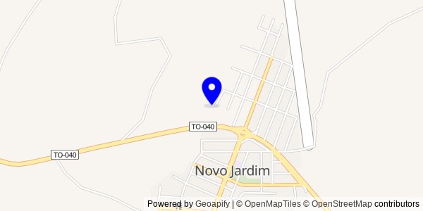 Mapa de Novo Jardim - Nutricionistas