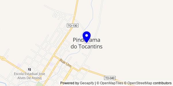 Mapa de Pindorama do Tocantins - Fisioterapeutas