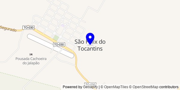 Mapa de São Félix do Tocantins - Fisioterapeutas