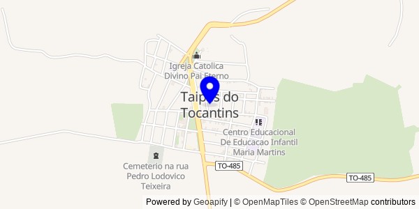 Mapa de Taipas do Tocantins - Fisioterapeutas