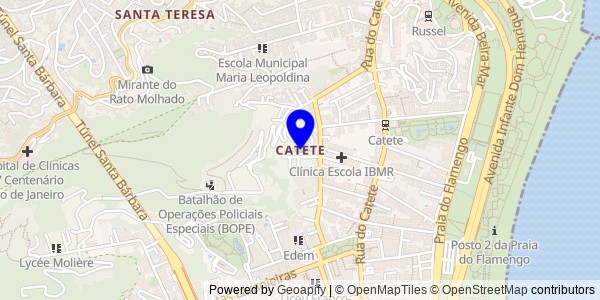 Mapa de Catete - Nutricionistas