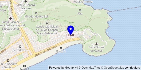 Mapa de Leme - Nutricionistas