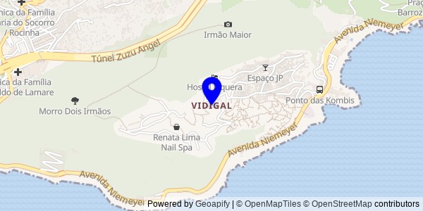 Mapa de Vidigal - Nutricionistas