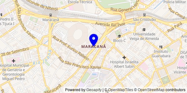 Mapa de Maracanã - Nutricionistas