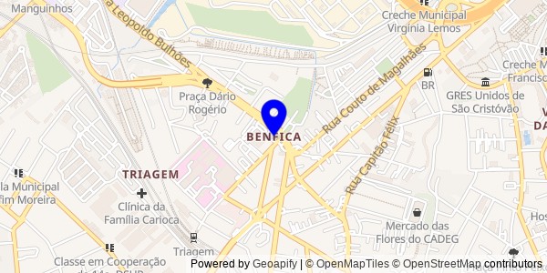 Mapa de Benfica - Nutricionistas