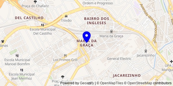 Mapa de Maria da Graça - Nutricionistas