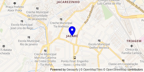 Mapa de Jacaré - Nutricionistas