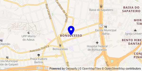 Mapa de Bonsucesso - Nutricionistas