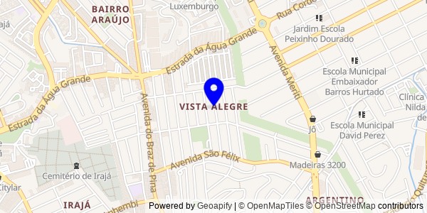 Mapa de Vista Alegre - Nutricionistas