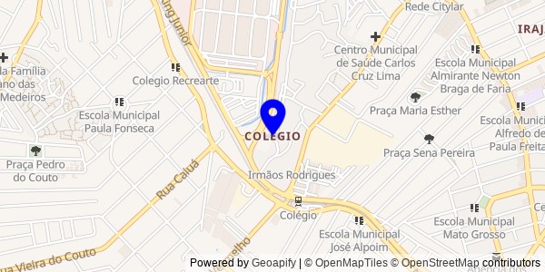 Mapa de Colégio - Nutricionistas