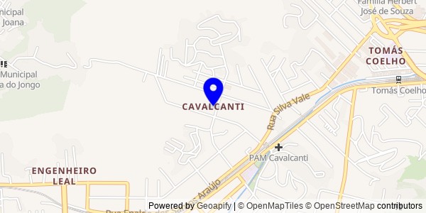 Mapa de Cavalcanti - Nutricionistas