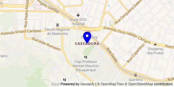 Mapa de Cascadura - Nutricionistas