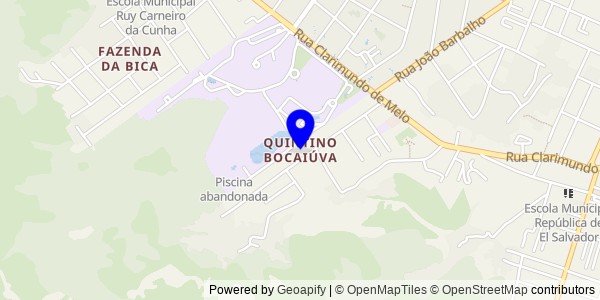 Mapa de Quintino Bocaiuva - Nutricionistas
