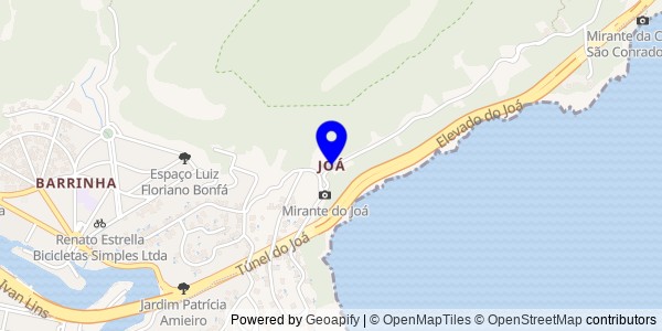 Mapa de Joá - Nutricionistas