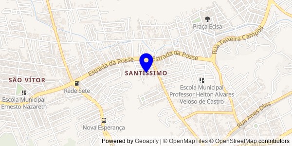 Mapa de Santíssimo - Nutricionistas