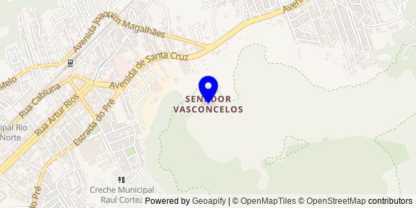 Mapa de Senador Vasconcelos - Nutricionistas