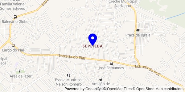 Mapa de Sepetiba - Nutricionistas