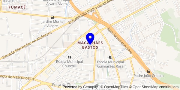 Mapa de Magalhães Bastos - Nutricionistas