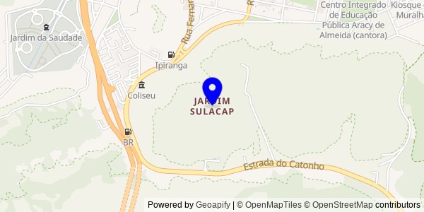 Mapa de Jardim Sulacap - Nutricionistas