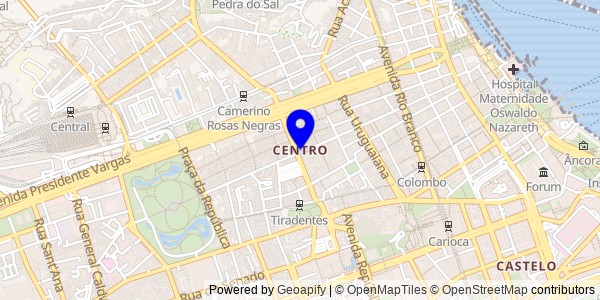 Mapa de Centro - Nutricionistas