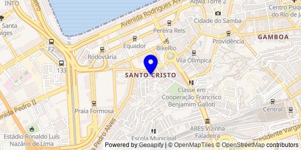 Mapa de Santo Cristo - Nutricionistas