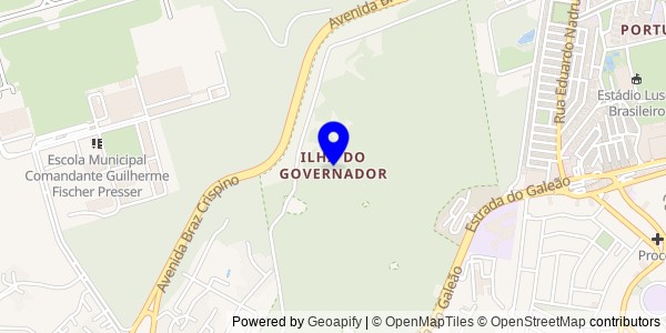 Mapa de Ilha do Governador - Nutricionistas