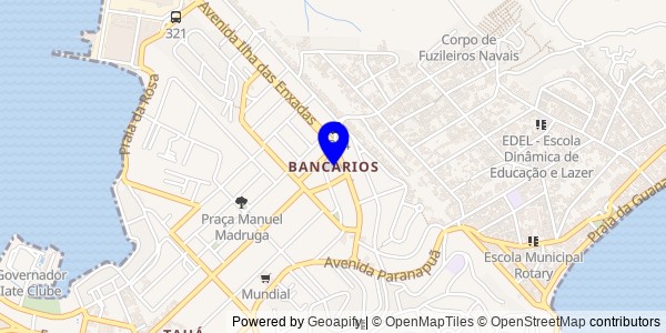 Mapa de Bancários - Nutricionistas