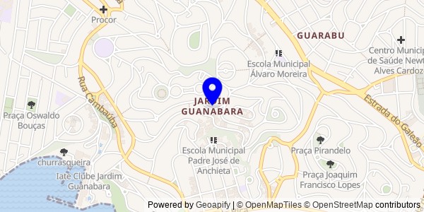 Mapa de Jardim Guanabara - Nutricionistas
