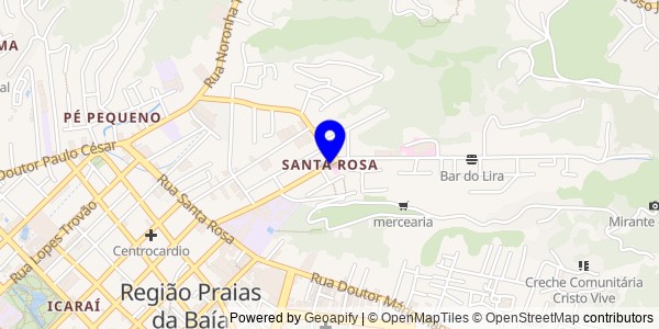 Mapa de Santa Rosa - Nutricionistas