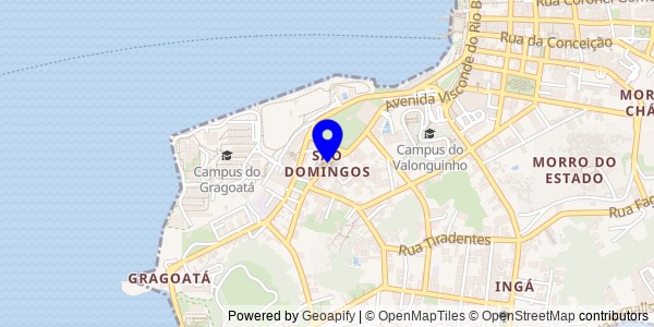 Mapa de São Domingos - Nutricionistas