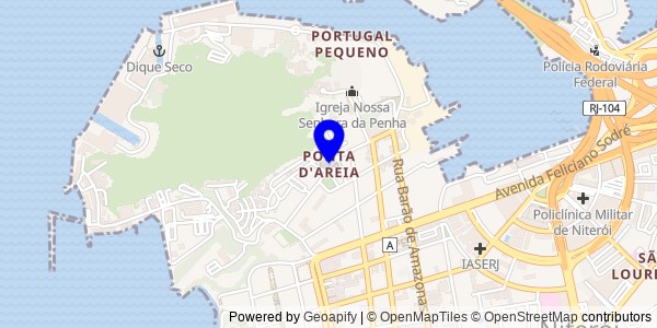 Mapa de Ponta d'Areia - Nutricionistas