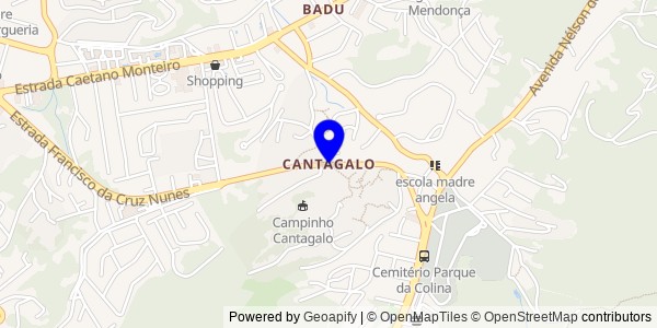 Mapa de Cantagalo - Nutricionistas