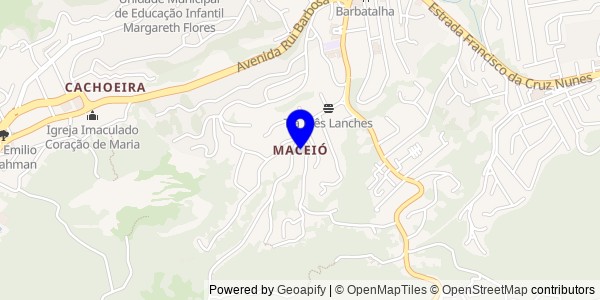 Mapa de Maceió - Nutricionistas