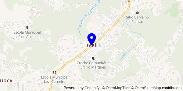 Mapa de Sapê - Fisioterapeutas