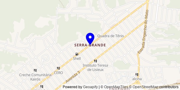 Mapa de Serra Grande - Fisioterapeutas