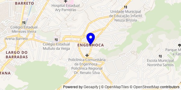 Mapa de Engenhoca - Fisioterapeutas