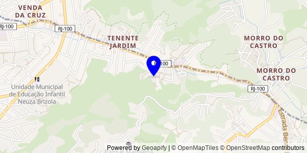 Mapa de Tenente Jardim - Fisioterapeutas