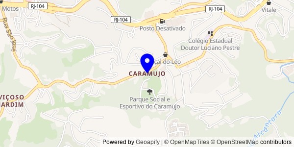 Mapa de Caramujo - Fisioterapeutas